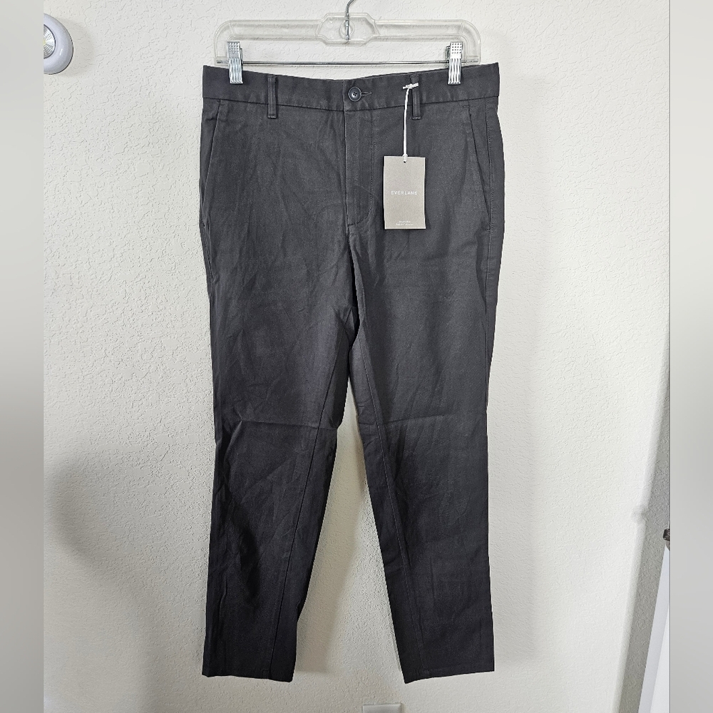 NWT Everlane Men's Performance Chino Pants In Slate Grey Size 30x30 - Picture 5 of 10